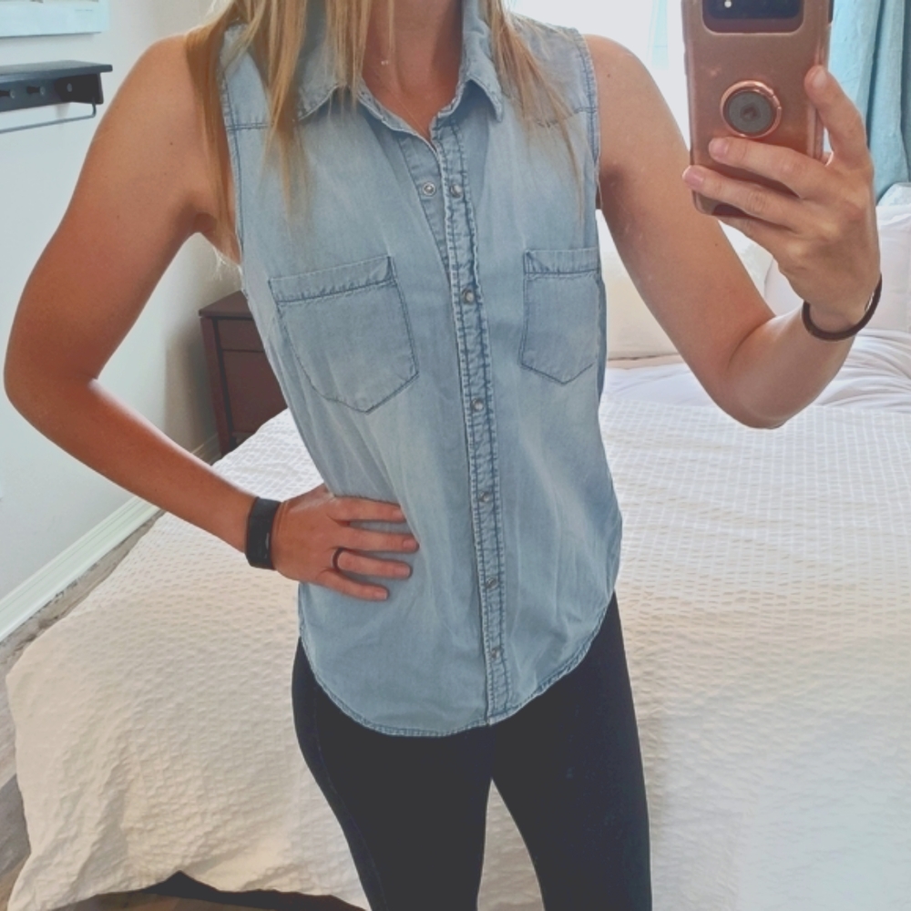 Just Fab Cotton Button-up